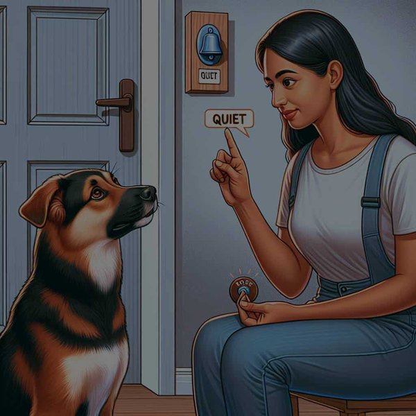 What's the Most Effective Method for Teaching a Dog Not to Bark at the Doorbell?